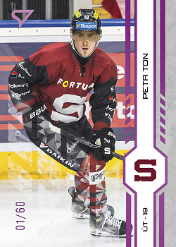 Petr Ton Sparta Tipsport ELH 2024/25 SportZoo 2. serie Purple Iceberg /60 #277